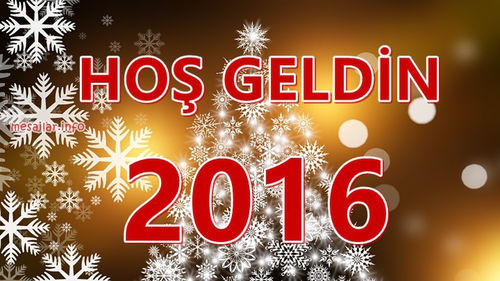 Resimli Yılbaşı Yeni Yıl Mesajları Sözleri Kartları 2016