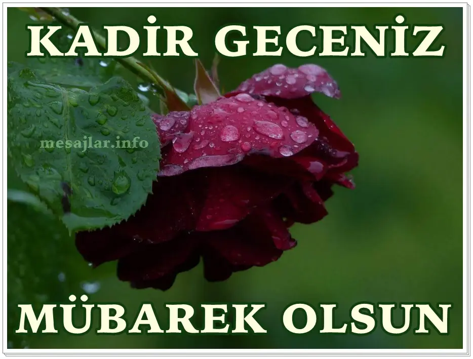 Resimli Kadir Gecesi Mesajları Sözleri