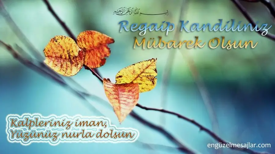 Resimli Regaip Kandili Mesajları Sözleri