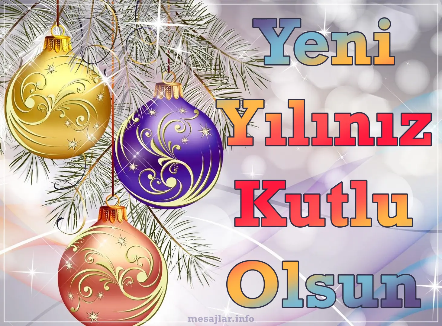Resimli Yılbaşı Yeni Yıl Mesajları