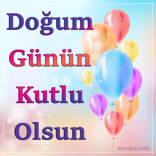 Resimli Doğum Günü Mesajları
