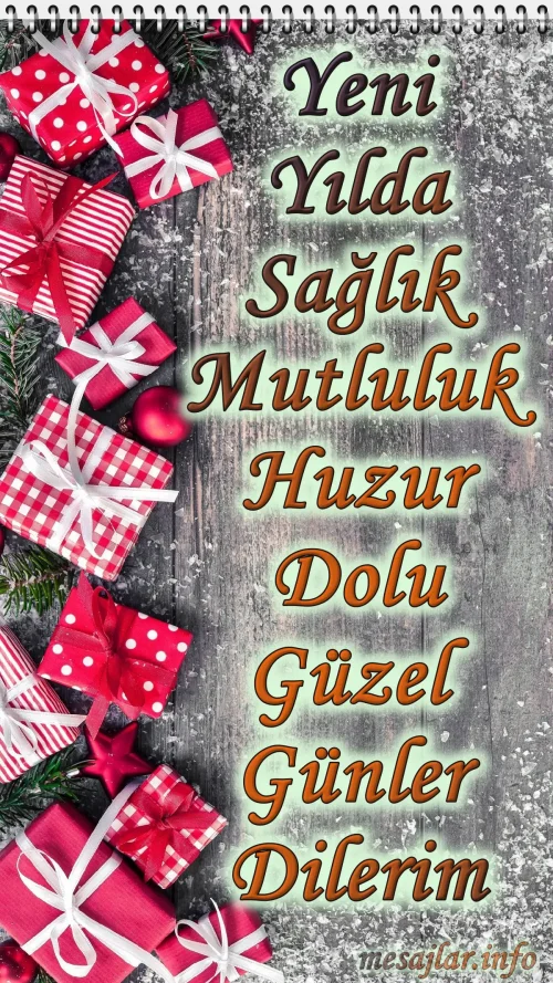 Resimli Yılbaşı Yeni Yıl Mesajları Sözleri Kartları